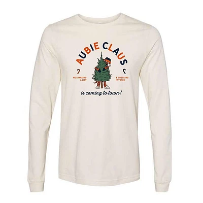 Auburn Aubie Claus is Coming to Town Bella Long Sleeve Tee