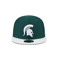 Michigan State New Era 9Fifty Snapback Two Tone Flat Brim Hat