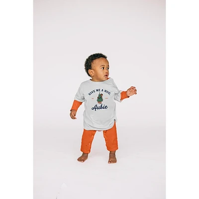 Auburn Aubie Claus Toddler Tree Hug Tee