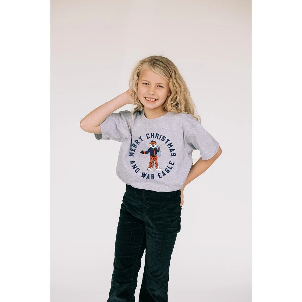 Auburn Aubie Claus YOUTH War Eagle Tee