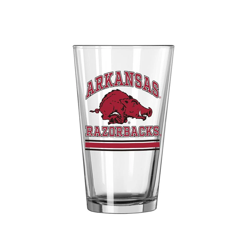 Arkansas Logo Brands 16 Oz Vault Pint Glass