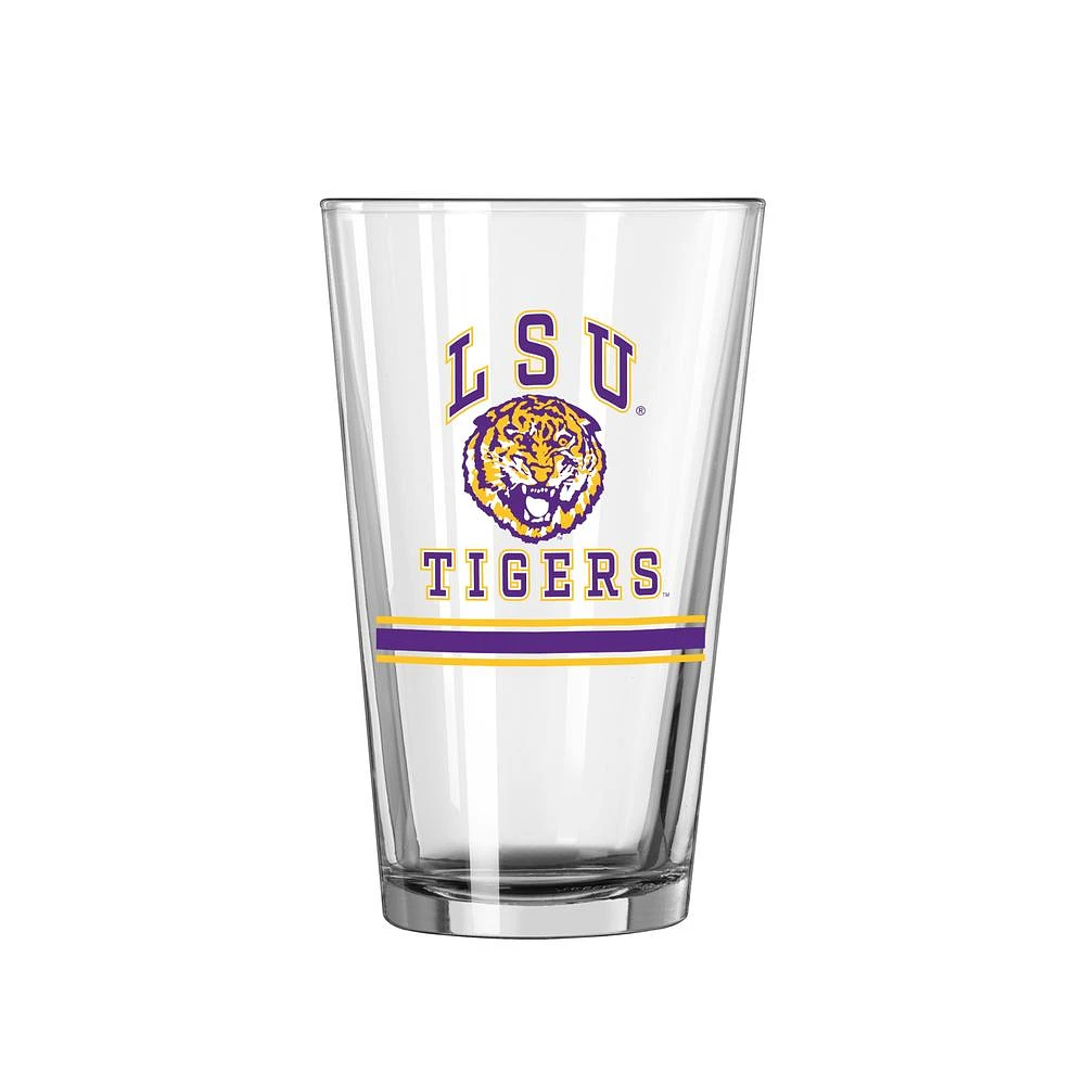 LSU Logo Brands 16 Oz Vault Pint Glass