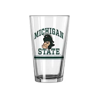 Michigan State Logo Brands 16 Oz Vault Pint Glass