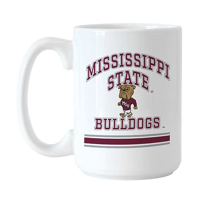 Mississippi State Logo Brands 15 Oz Vault Mug