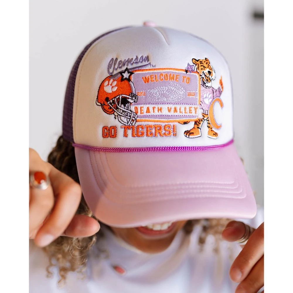 Clemson Gameday Social Layer Patch Foam Trucker Hat