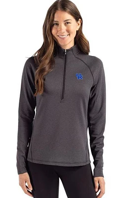 Kentucky Cutter & Buck Peshastin Fleece Half Zip Pullover