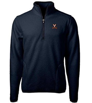 Virginia Cutter & Buck Men's Cascade Sherpa Fleece 1/4 Zip Pullover