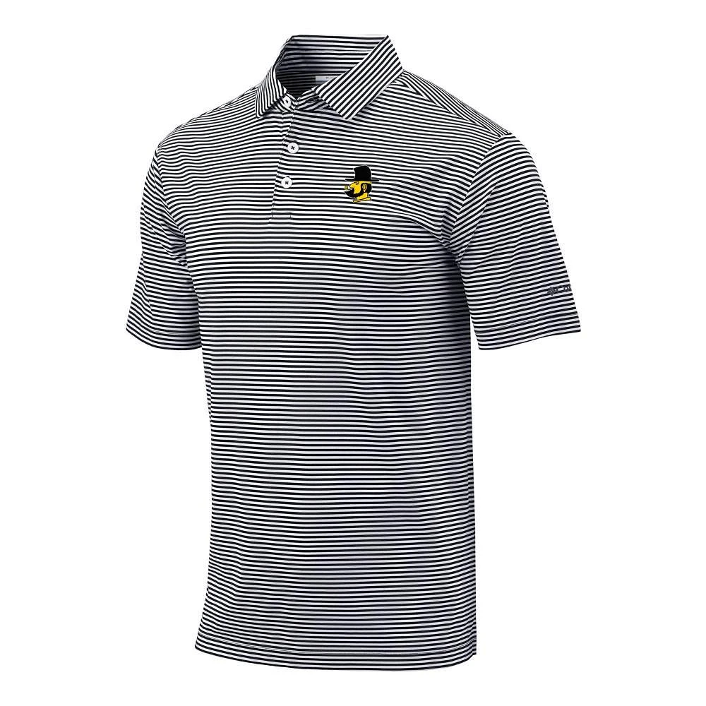 App State Columbia Golf Vault Omni-Wick Club Invite Polo