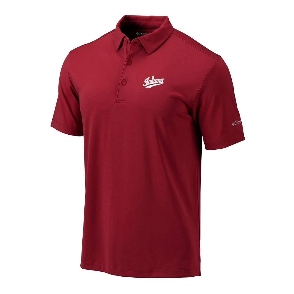 Indiana Columbia Golf Script Omni-Wick Drive Polo