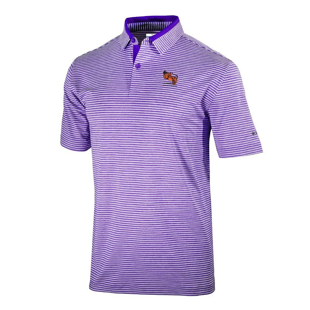 Clemson Columbia Golf Vault Omni-Wick Golden Hills Polo