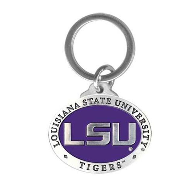 Louisiana State University Pewter Keychain LSU NCAA - Enthoozies