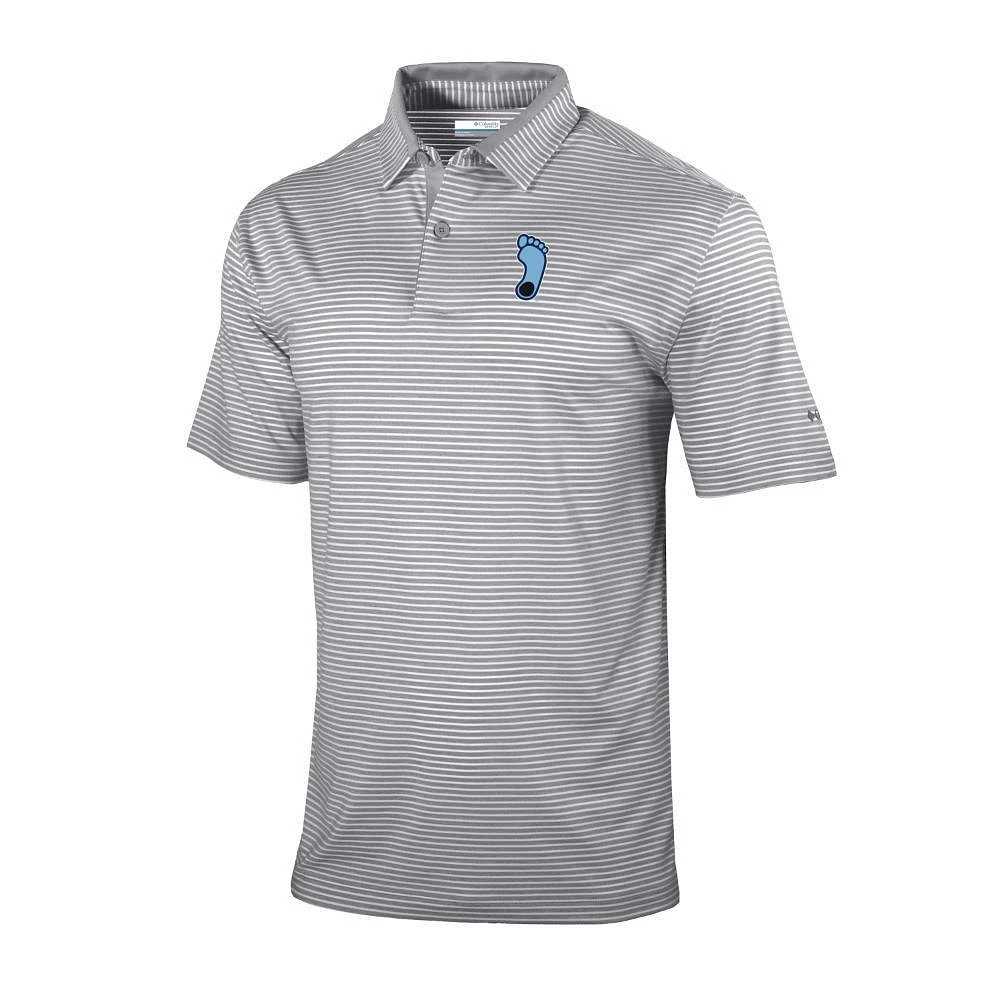 UNC Columbia Golf Heel Omni-Wick Golden Hills Polo