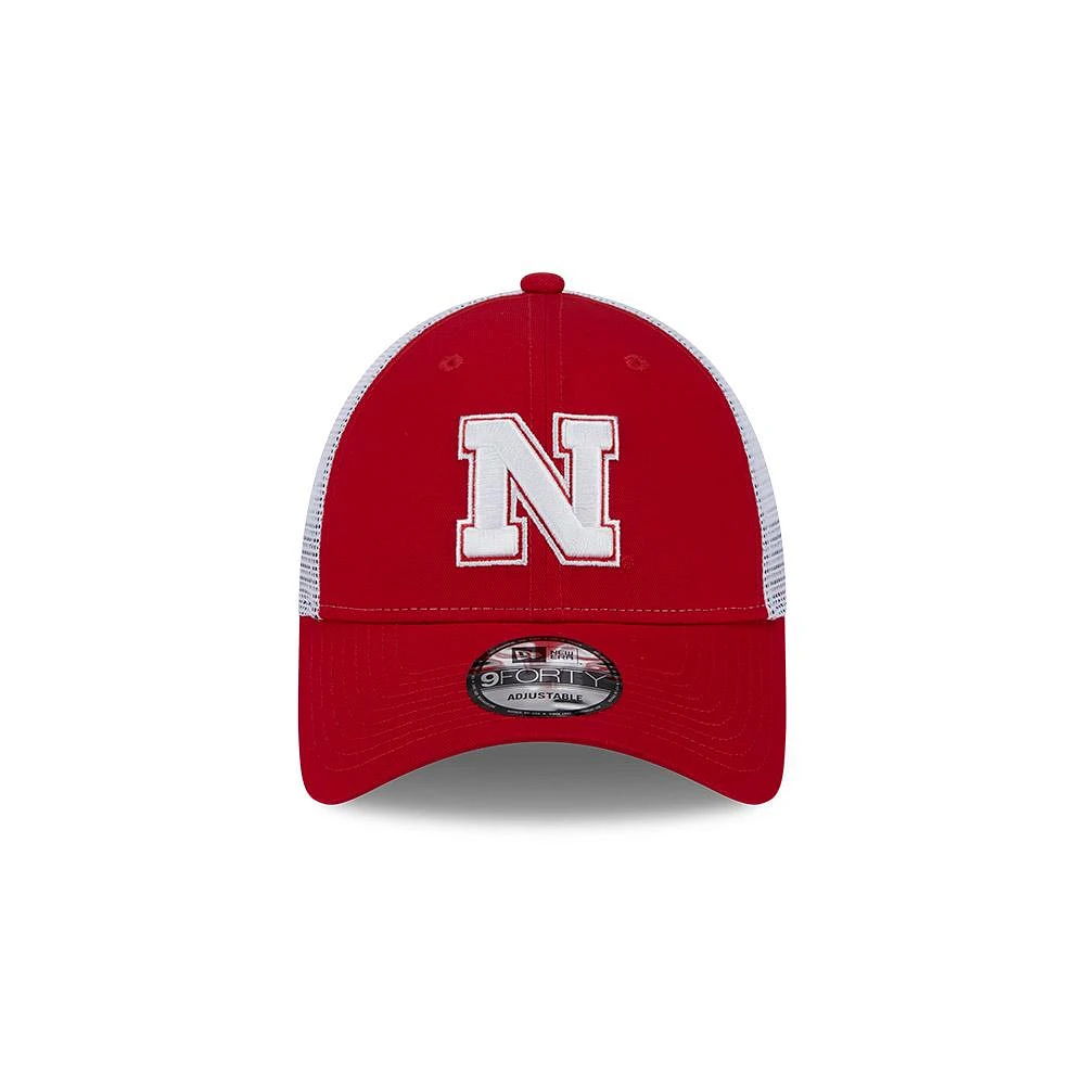 Nebraska New Era 9Forty Snapback Mesh Trucker