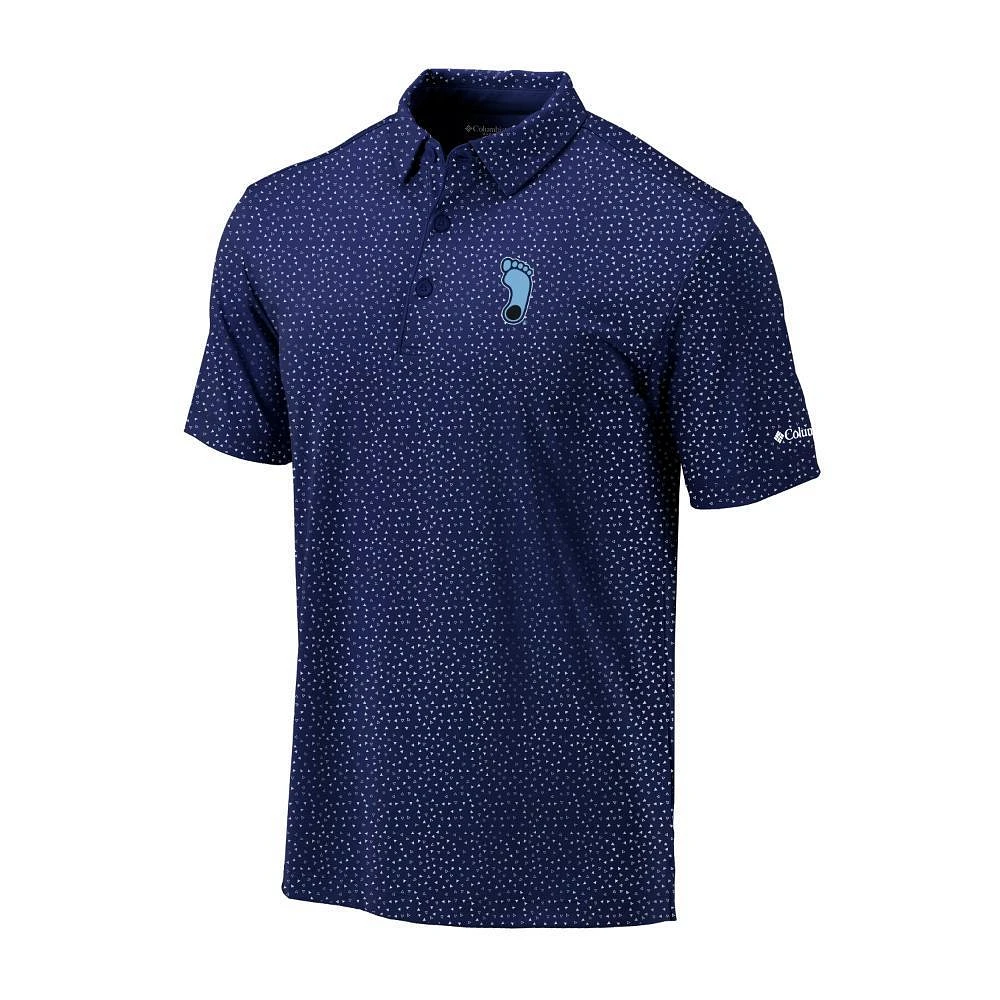 UNC Columbia Golf Heel Omni-Wick Slicer Polo