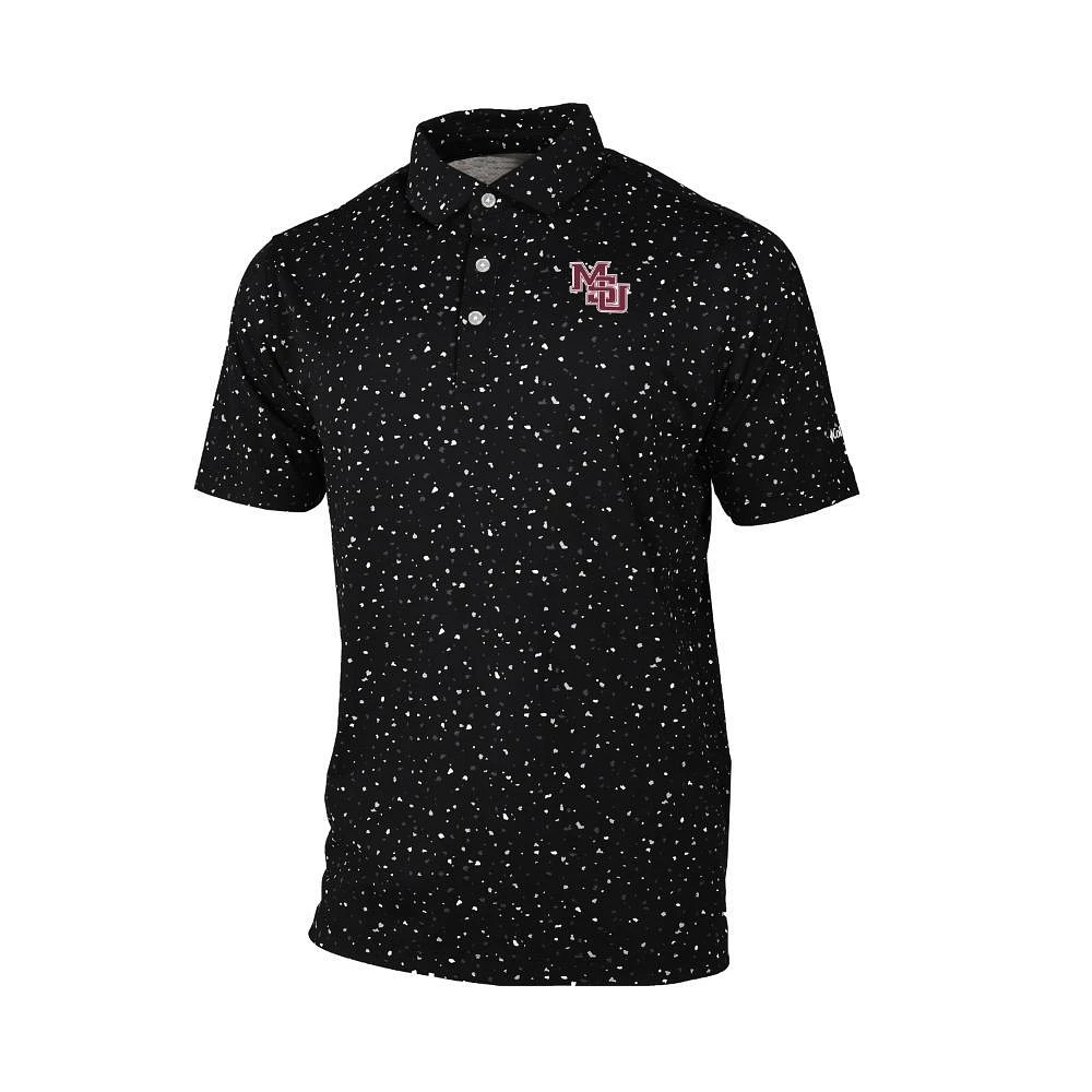 Mississippi State Columbia Golf Vault Omni-Wick Windy Path Polo