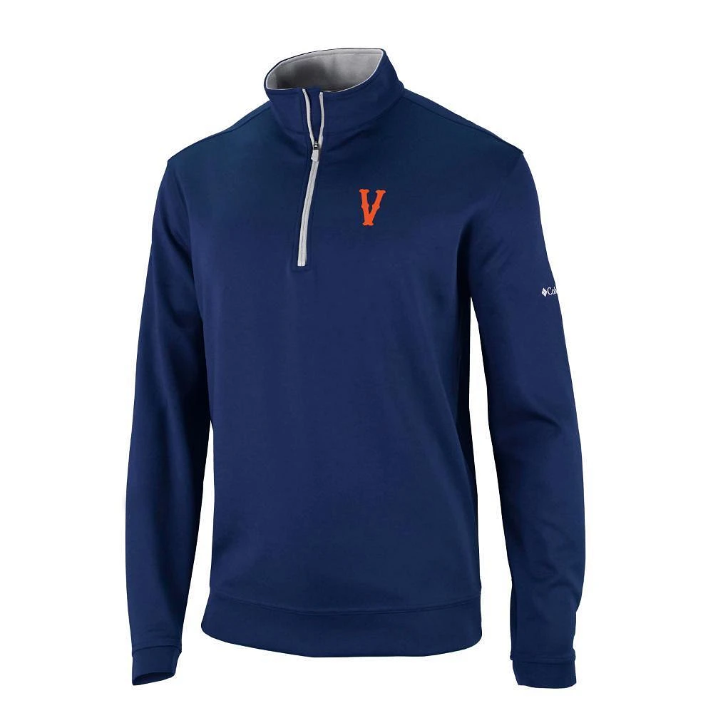 Virginia Columbia Golf Vault Omni-Wick Wickham Hills 1/4 Zip