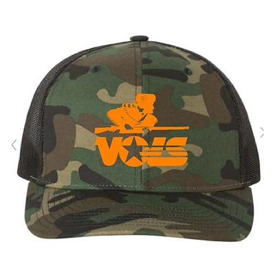 Tennessee Vault Rifleman Vols Star Camo Trucker Cap