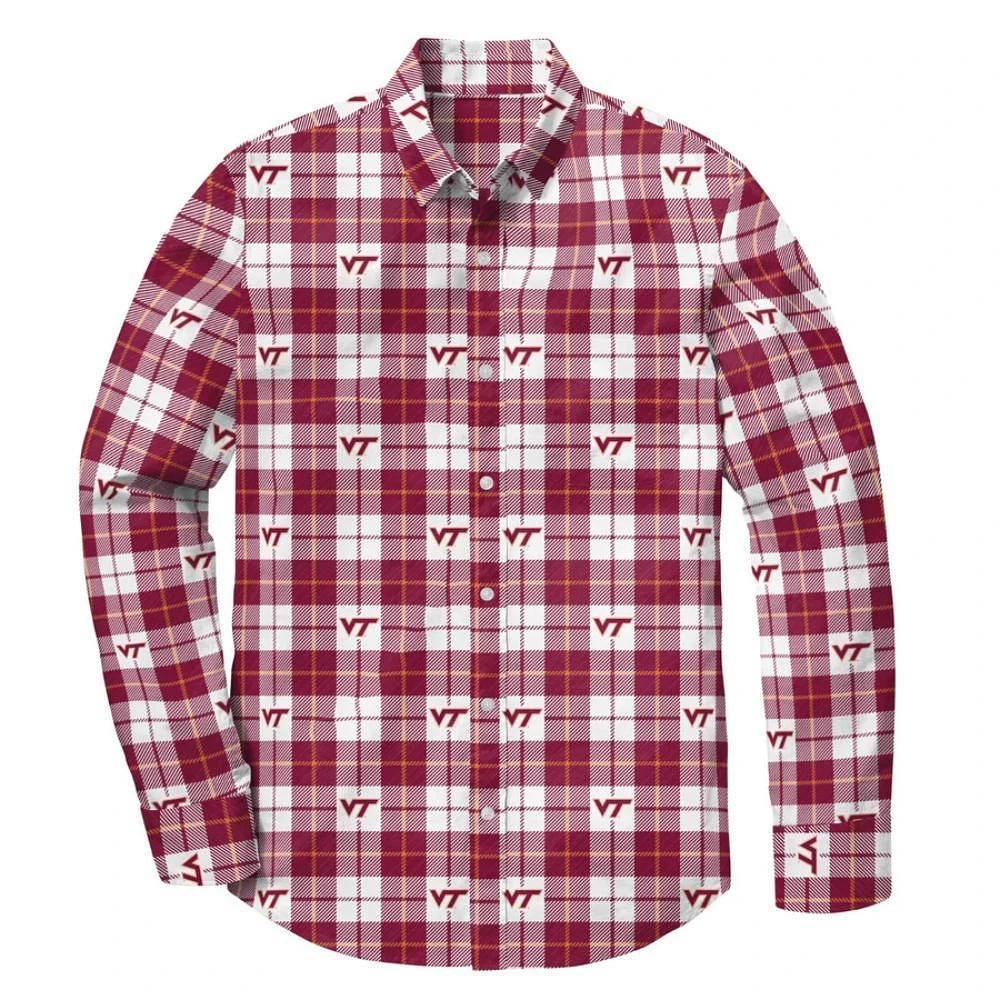 Virginia Tech Jack and Sage Fandom Box Logo Flannel