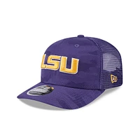 LSU New Era 970 Camo Mesh Stretch Snapback Cap