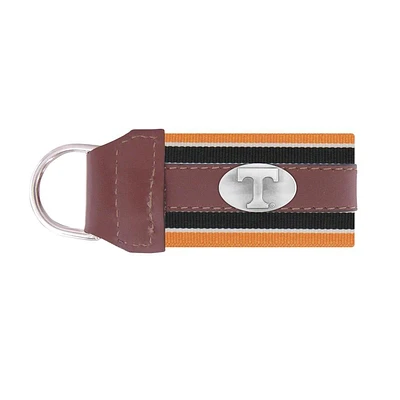 Tennessee Zep-Pro Leather Concho Keychain