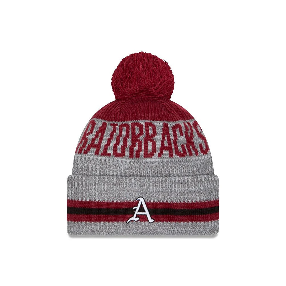 Arkansas New Era YOUTH Runner Pom Knit Beanie