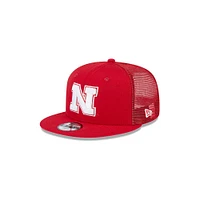 Nebraska New Era YOUTH 950 Trucker Snapback Cap