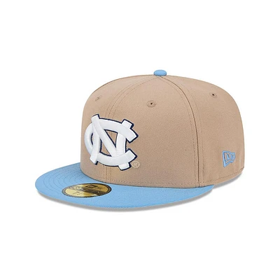 UNC New Era 5950 Flat Bill Fitted Cap