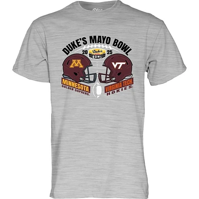 Virginia Tech Minnesota 2025 Duke's Mayo Bowl Match Up Tee