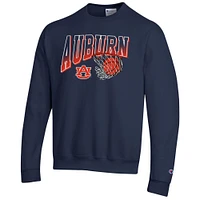 Auburn Champion Wordmark Basketball Net Logo Crew