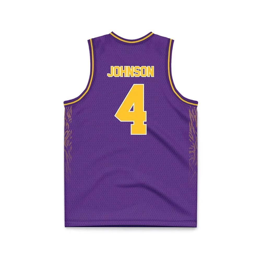 LSU Flau'Jae Johnson #4 Basketball Jersey