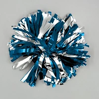 Light Blue and White Go Team Spirit Wrist Pom