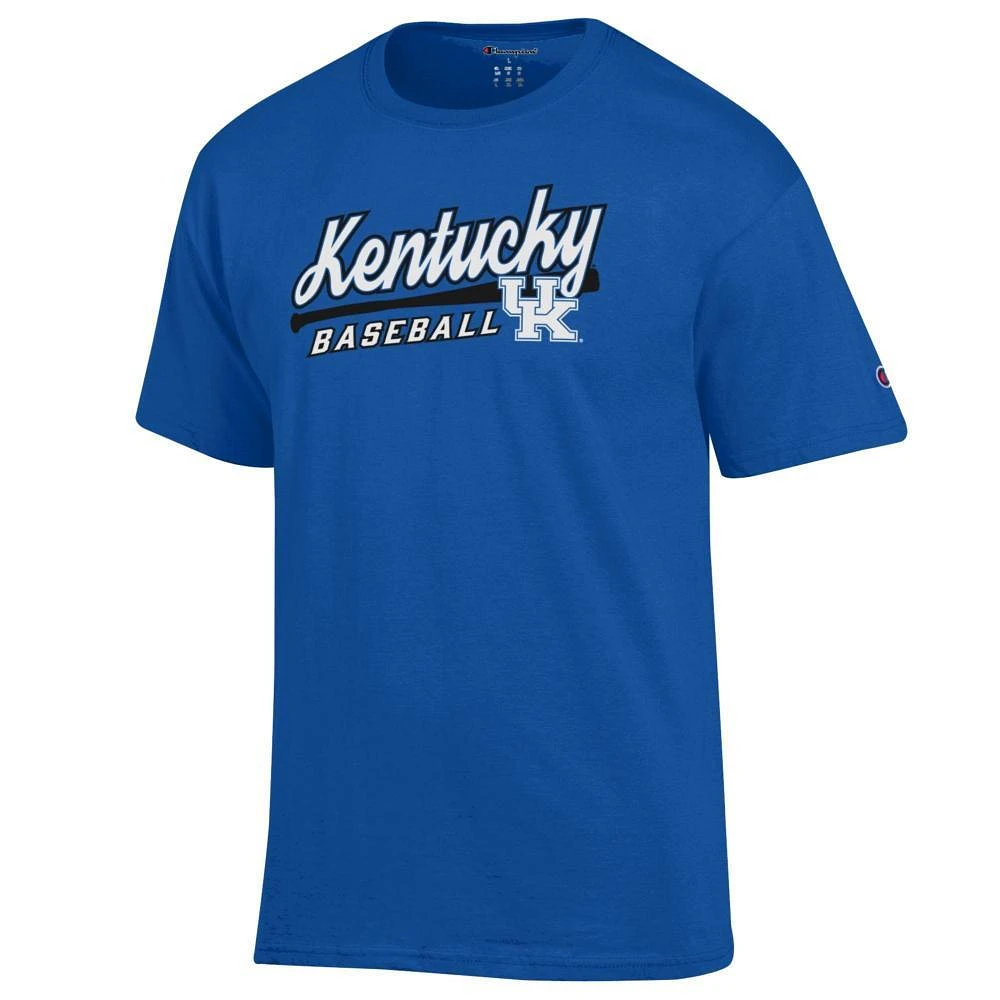 Kentucky Champion Script Baseball Bat Logo Tee