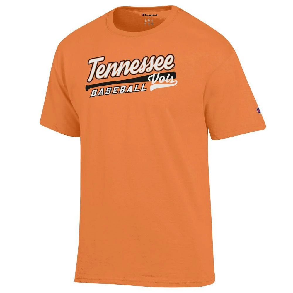 Tennessee Champion Script Baseball Bat Logo Tee