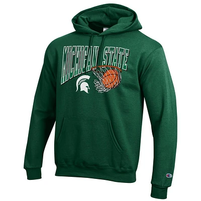 Michigan State Champion Wordmark Basketball Net Hoodie