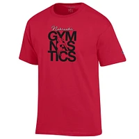 Nebraska Champion Women's Gymnastics Stack Tee