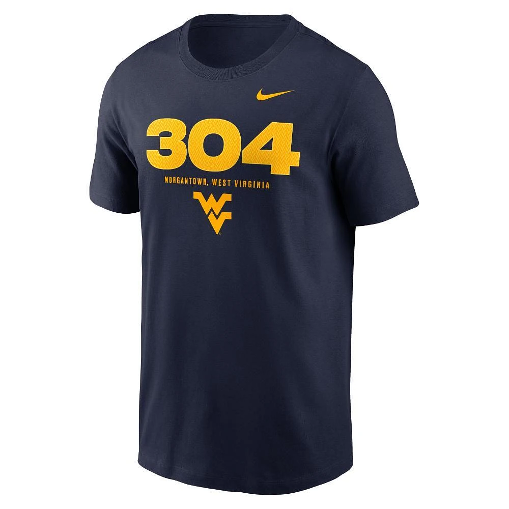 West Virginia Nike Primary Logo Cotton Tee