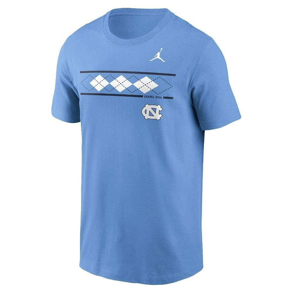 UNC Jordan Brand Primary Logo Cotton Tee