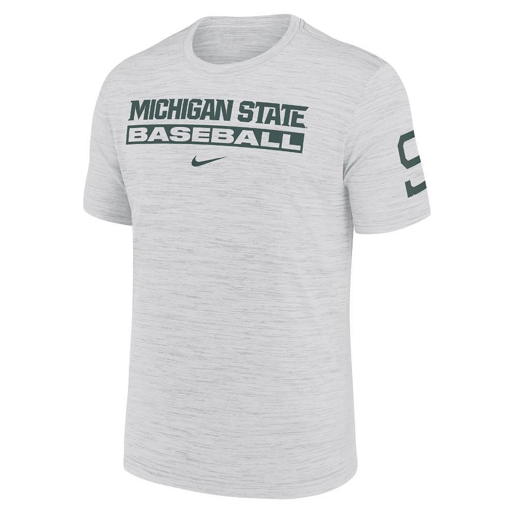 Michigan State Nike Dri-Fit Velocity Baseball Tee