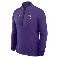 LSU Nike Dri-Fit Victory Baseball Logo 1/2 Zip