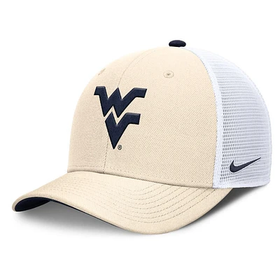 West Virginia Nike Rise Primetime Structured Trucker Cap