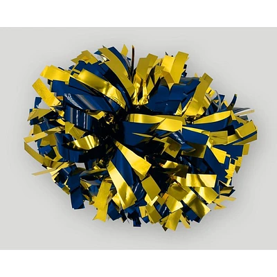 Navy and Yellow Go Team Spirit Extra Large Pom