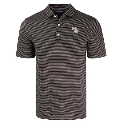 Mississippi State Cutter & Buck Vault Interlock Forge Fine Line Polo