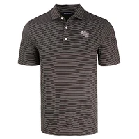 Mississippi State Cutter & Buck Vault Interlock Forge Fine Line Polo