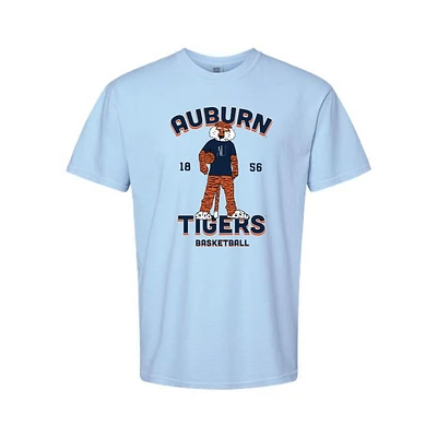 Auburn Tigers Aubie Basketball 1856 Comfort Colors Tee