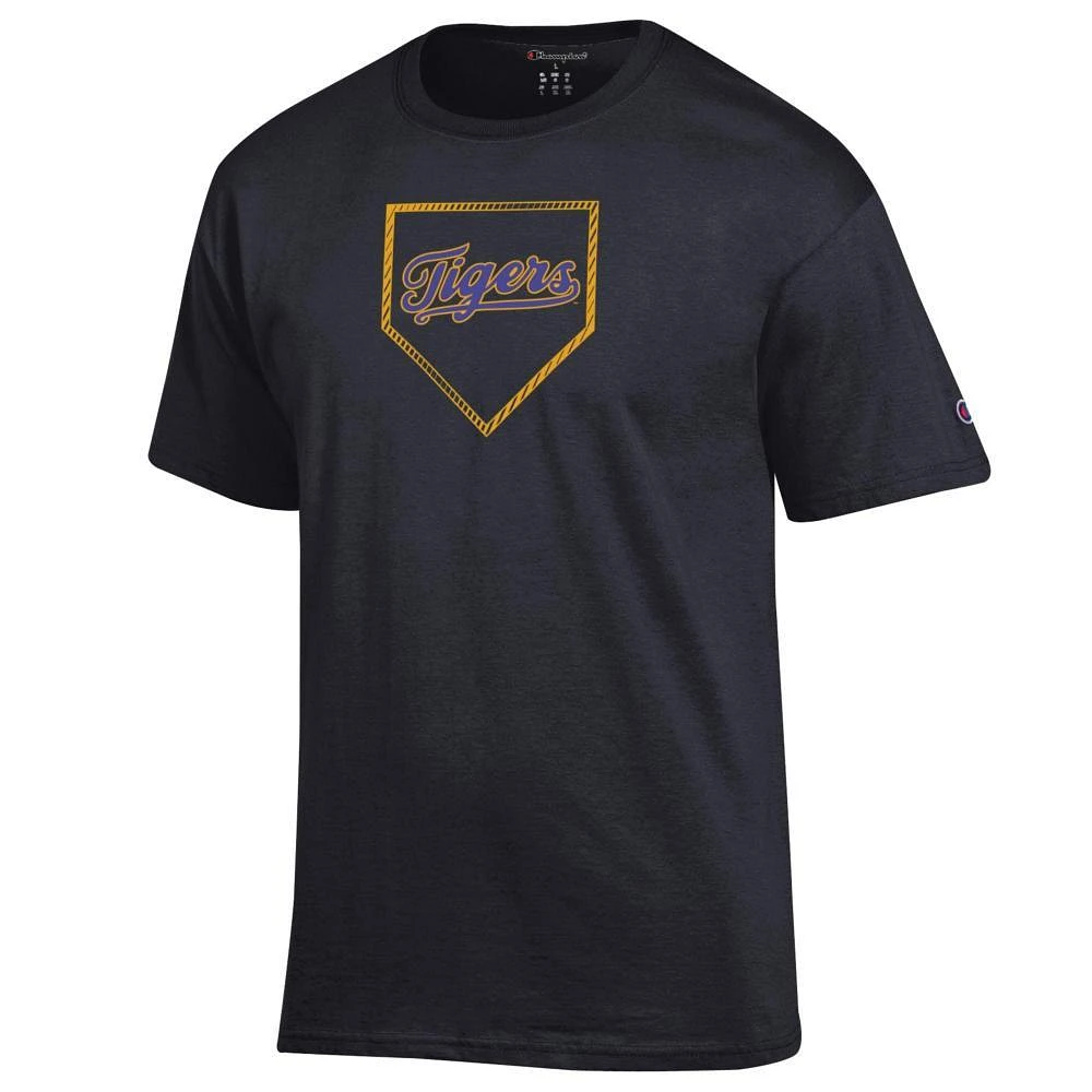LSU Champion Baseball Plate Logo Tee