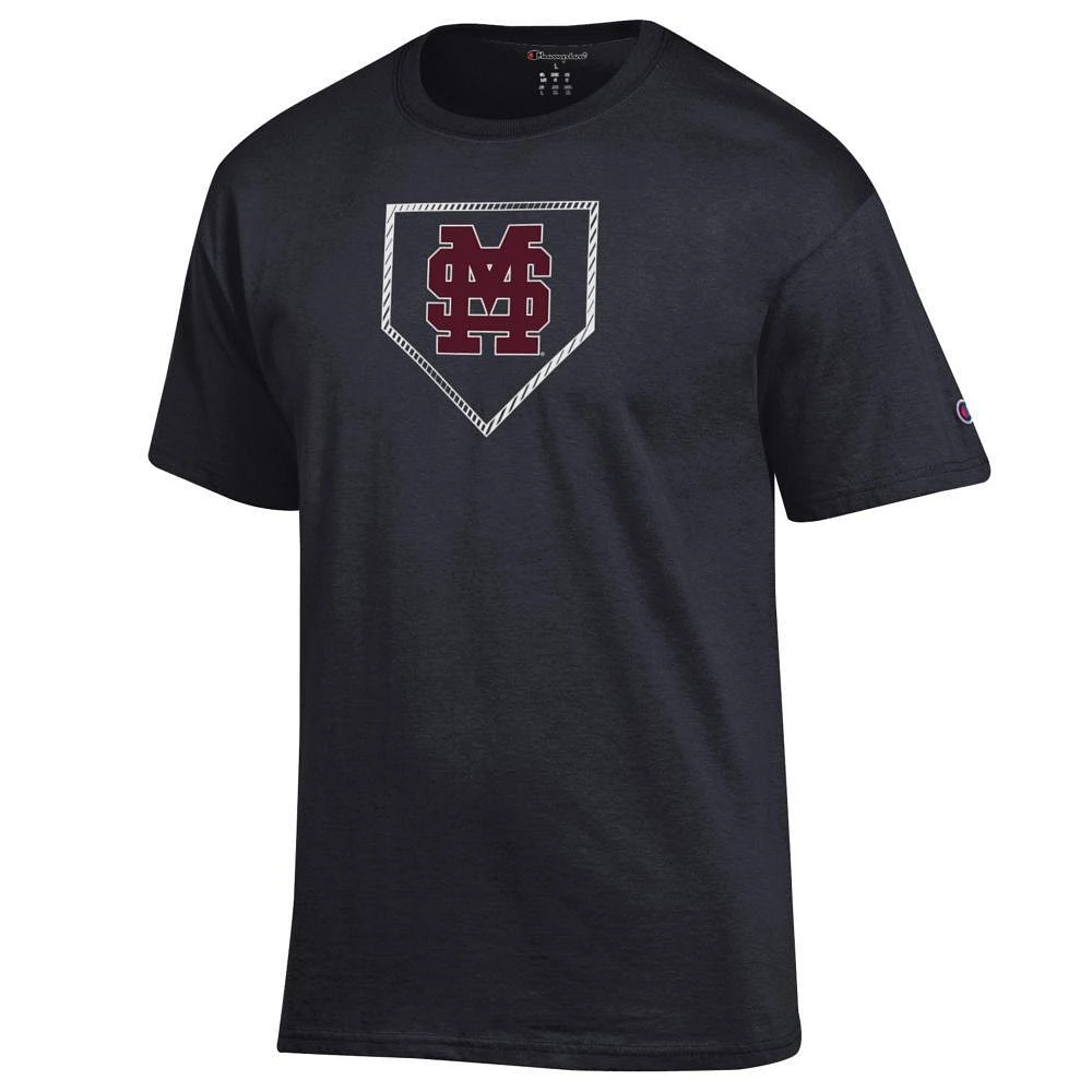 Mississippi State Champion Baseball Plate Logo Tee