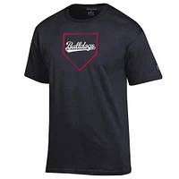 Georgia Champion Baseball Plate Logo Tee