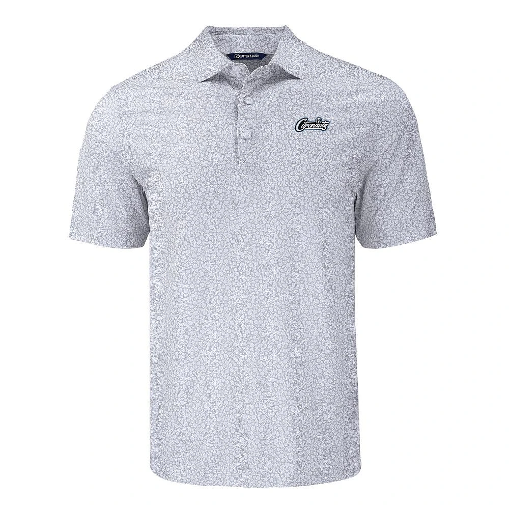 UCF Cutter & Buck Vault Citronauts Pike Eco Flora Print Polo