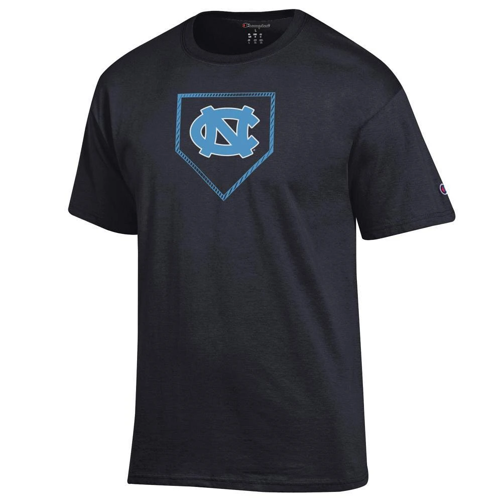 UNC Champion Baseball Plate Logo Tee