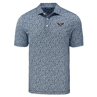 Auburn Cutter & Buck Vault Eagle Pike Eco Flora Print Polo